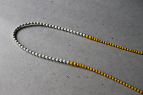 Necklace groc i blanc