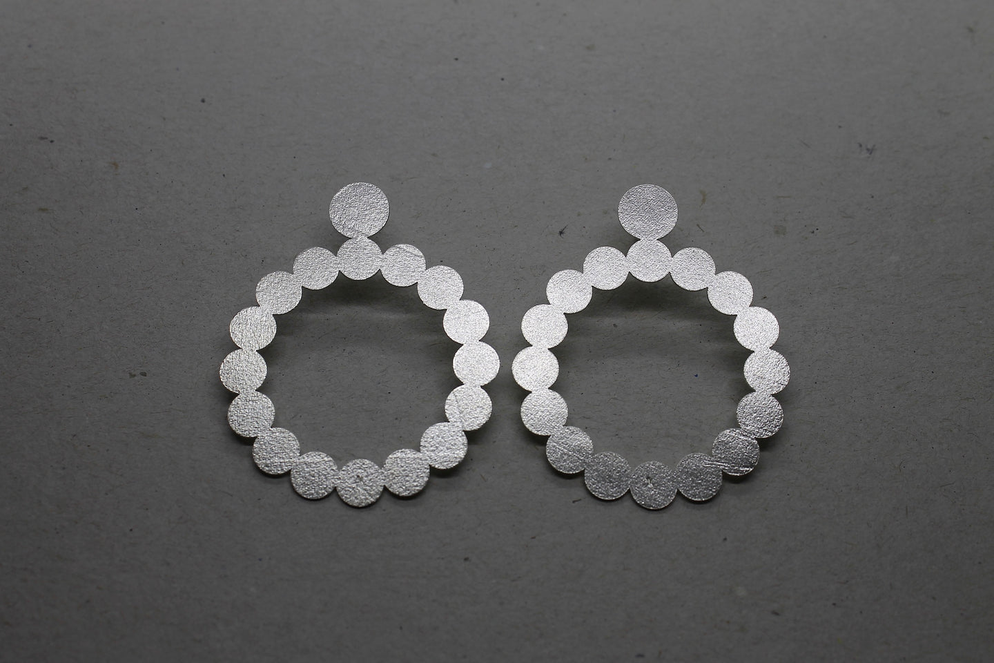 Silver earring