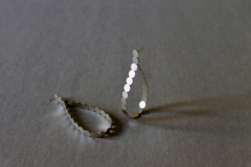 Silver earring