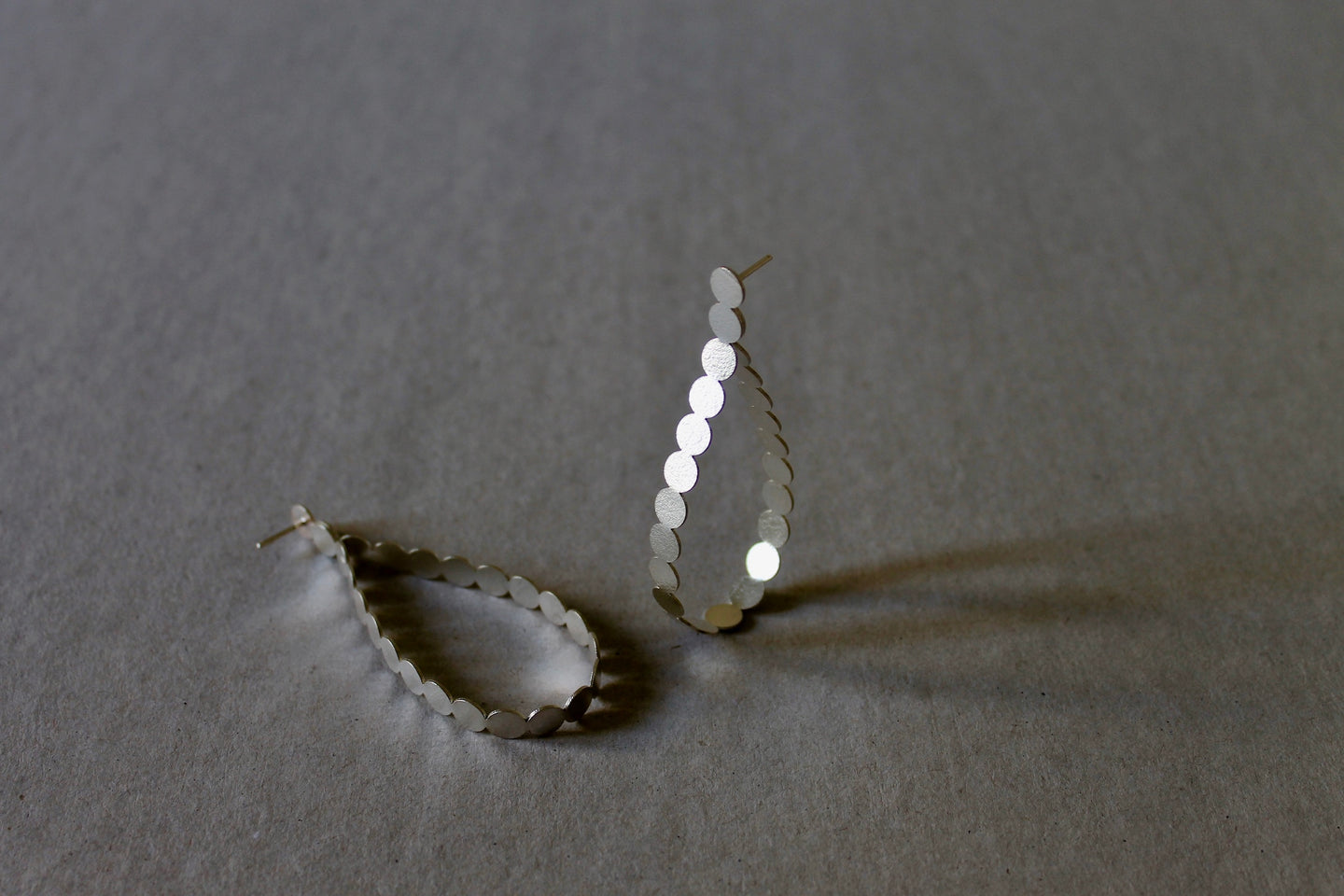 Silver earring