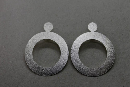 Silver earring