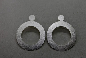 Silver earring