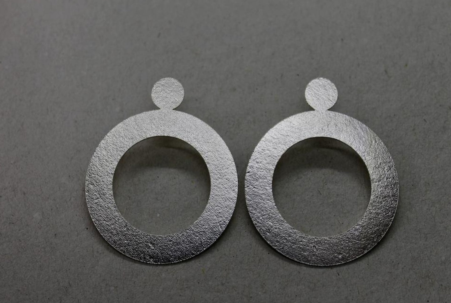 Silver earring