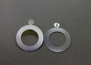Silver earring