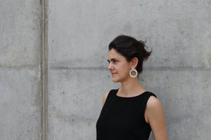 Silver earring