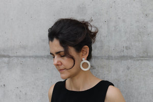 Silver earring