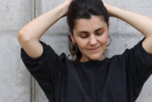 Load image into Gallery viewer, Rose gold plated silver earring